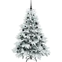 vidaXL Sapin de Noël artificiel avec 150 LED Vert 150 cm PE et PVC
