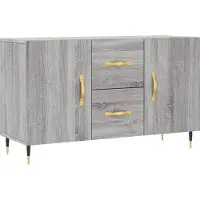 vidaXL Sideboard Gris Sonoma 100x36x60 cm Bois composite