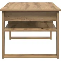 vidaXL Table basse en chêne Artisan 96 x 54 x 44 cm Bois composite