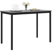 vidaXL Table haute en aggloméré, rectangulaire