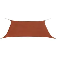 vidaXL Voile de parasol tissu oxford rectangulaire 2x4 m terre cuite