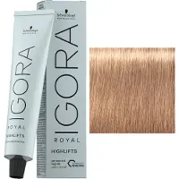 Schwarzkopf Professional IGORA Royal Highlifts coloration cheveux permanente teinte 10-49 Ultrablond Beige Violett 60 ml