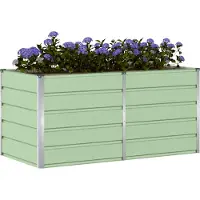 vidaXL Jardinière Vert 160 X 80 X 75 Cm Acier