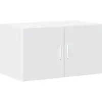 vidaXL Armoire murale blanche 70x42,5x40 cm Bois composite