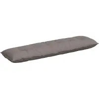 vidaXL Coussin De Dos Taupe 180 X 19 X 50 Cm Tissu