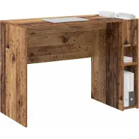 vidaXL Bureau , bois de récupération, panneaux de particules, 109 x 50 x 78 cm