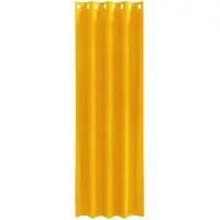 vidaXL Rideaux occultants 2 pcs Jaune moutarde 140 x 225 cm Velours