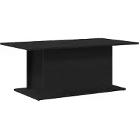 vidaXL Table Basse Chêne Noir 102X55,5X40 Cm Avec Bois d'Ingénierie Lumarko !
