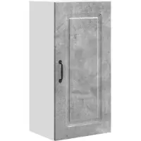 vidaXL Façade de lave-vaisselle Kalmar, gris béton, 40 x 31 x 80 cm