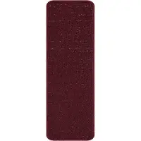 vidaXL Tapis Antidérapants pour Escaliers 15 pcs Bordeaux  60 x 25 cm
