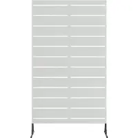vidaXL : écran de protection, 100 x 50 x 180 cm, acier galvanisé, argenté