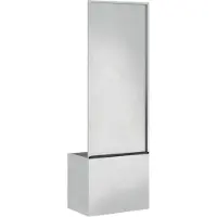 vidaXL Écran de confidentialité de jardin Fretwork Argent 50 x 140 cm