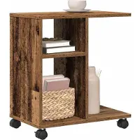 vidaXL Table d'appoint Bois ancien 50 x 30 x 55 cm Bois d'ingénierie