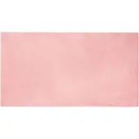 vidaXL Tapis antidérapant en Fourrure artificielle de lapin OLITE Rose