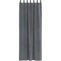 vidaXL Rideaux occultants, 2 pièces, gris clair, 140 x 260 cm, en velours