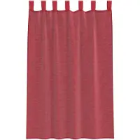 vidaXL Voile Rideaux avec poches pour tringles 2 pcs. Bordeaux
