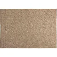 vidaXL Tapis de salon Moiré AGIRA Naturel 200 x 140 cm Polyester