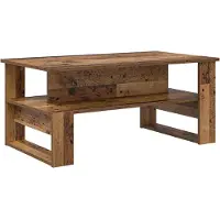 vidaXL Table basse en vieux bois 90 x 50 x 40 cm Bois composite