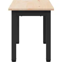 vidaXL Table basse Nature 60 x 30 x 36 cm Pin massif