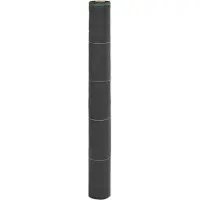 vidaXL Membrane anti-mauvaises herbes noir 1x25 m PP