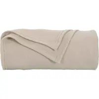 vidaXL Couvertures À Jeter 6 Pcs Beige 270 X 240 Cm Toison