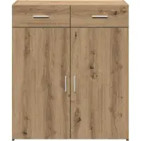vidaXL Armoire de salle de bain Chêne Artisan 80 x 42,5 x 93,5 cm Bois composite