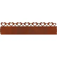 vidaXL Bordures de jardin, 30 pièces, 103 x 0,05 x 22 cm, acier résistant aux intempéries