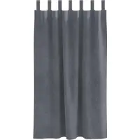 vidaXL Rideaux occultants, 2 pièces, gris clair, 140 x 175 cm, velours