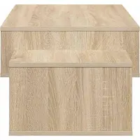 vidaXL Table basse en chêne Sonoma 105 x 50 x 32,5 cm Matériau dérivé du bois