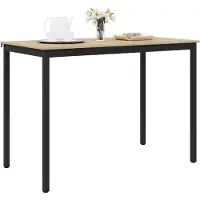 vidaXL Table haute en aggloméré, rectangulaire