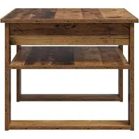 vidaXL Table basse en bois recyclé, 64 x 54 x 44 cm, matériau de bois