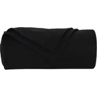 vidaXL Couvertures À Jeter 6 Pcs Noir 270 X 240 Cm Toison