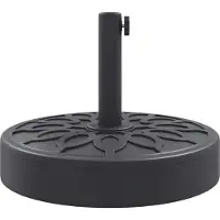 vidaXL Pied de parasol pour mât Ø38/48 mm 25 kg Rond