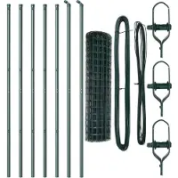 vidaXL Clôture de sécurité européenne à fixer au sol, 10 x 1,2 m, acier revêtu de PVC