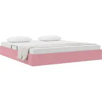 vidaXL Cadre de lit ottoman avec rangement avec stockage Velours