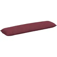 vidaXL Coussin De Dos Bordeaux 200 X 19 X 50 Cm Tissu