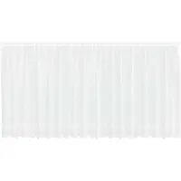 vidaXL Rideau en Dentelle Floral Blanc 160 x 500 cm Polyester