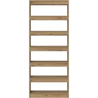vidaXL Bibliothèque/Cloison en Chêne 80x30x198 cm