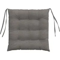 vidaXL Coussins De Siège 4 Pcs Gris Clair 40 X 40 X 6 Cm
