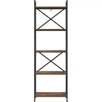 vidaXL Étagère Chêne fumé 56 x 34 x 171 cm Bois d'ingénierie