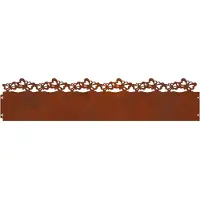 vidaXL Bordures de jardin, 20 pièces, 103 x 0,05 x 22 cm, acier résistant aux intempéries