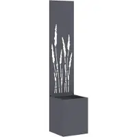 vidaXL Écran de confidentialité de jardin Anthracite 32 x 140 cm