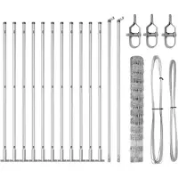 vidaXL Clôture en fil de fer soudé avec socle en béton, 25 x 1,2 m, argent