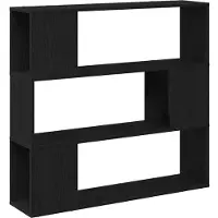 vidaXL Ensemble de meubles TV , 100 x 24 x 94 cm, noir, imitation chêne