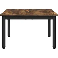 vidaXL Table basse fumée 60 x 60 x 36 cm Bois composite