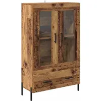 vidaXL Meuble haut CORONA, bois reconstitué, 69,5 x 31 x 115 cm