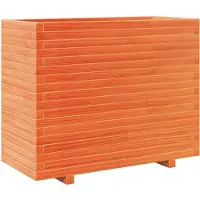 vidaXL Jardinière cire marron 90x40x72,5 cm bois de pin massif