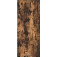 vidaXL Armoire suspendue avec porte Riga Chêne fumé 40 x 31 x 100 cm