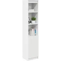 vidaXL Highboard blanc 37,5x35x180 cm Bois composite