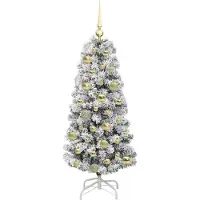 vidaXL Sapin de Noël Artificiel à Branches Articulées 120 cm PVC